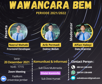 Open Recruitmen BEM 2021/2022